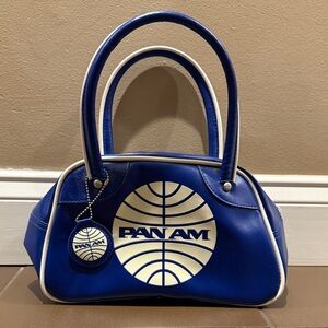 Pan Am Blue and White Shoulder Bag